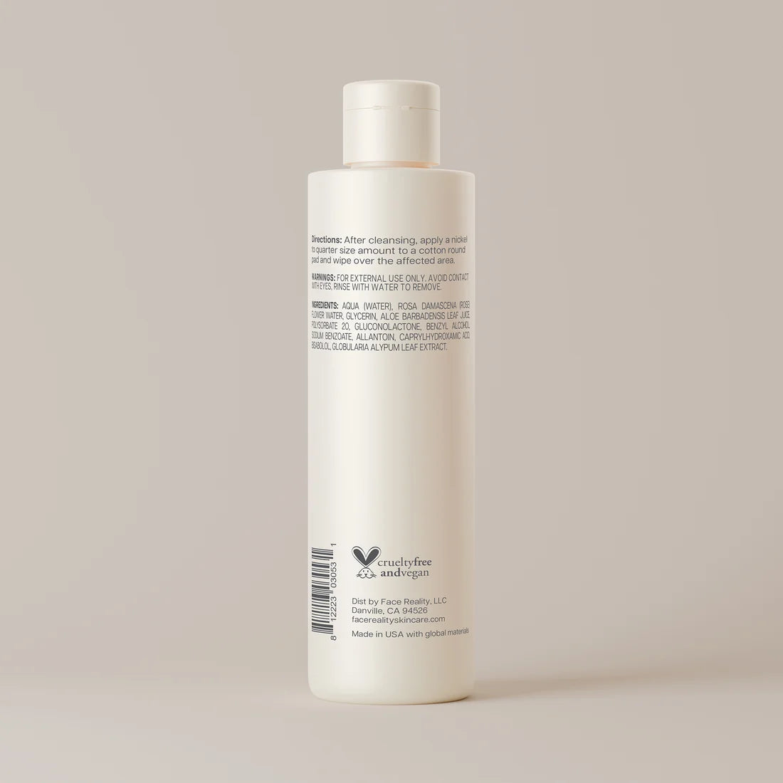 Calming facial toner